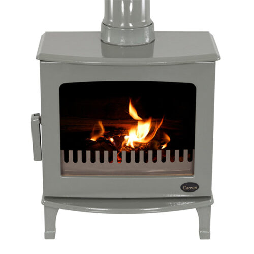 Carron 5kW ECO Multi Fuel / Wood Burning Stove – Sage Green Enamel