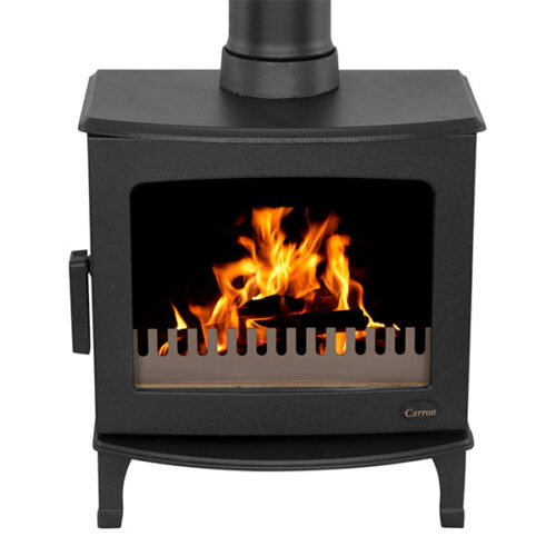 Carron 5kW ECO Multi Fuel / Wood Burning Stove – Matt Black