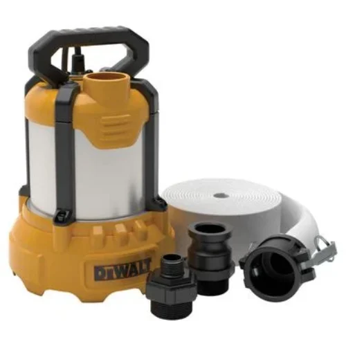 DEWALT 3/4 HP Aluminum Submersible Utility Pump with Hose Kit