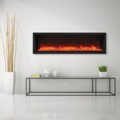 Amantii Remii Extra Slim Indoor/Outdoor Built-In Electric Fireplace