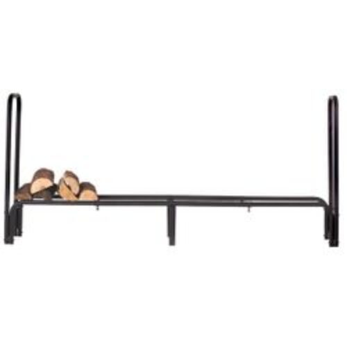 Black Steel Adjustable Log Rack