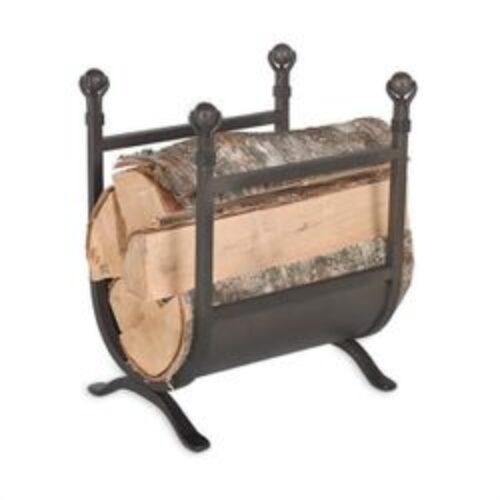 Ball & Claw Indoor Firewood Rack – Burnished Black