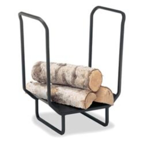 18″ Wide Indoor Firewood Rack – Matte Black