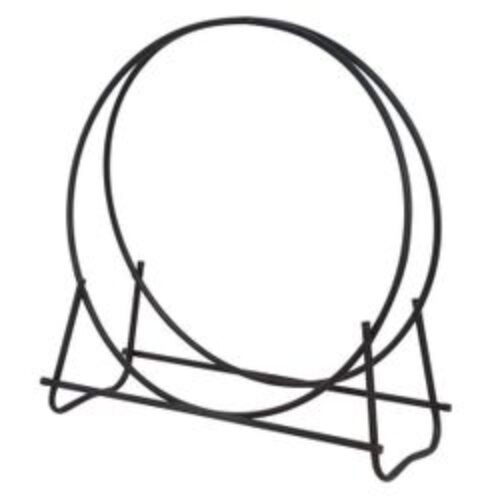 40″ Black Diameter Tubular Hoop Wood Holder