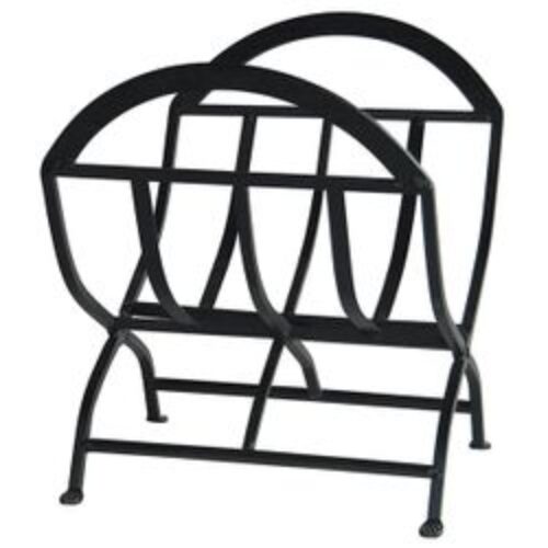 Wrought Iron Indoor Firewood Rack – Black