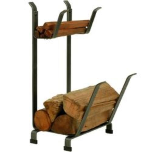 Country Home Indoor Firewood Rack with Kindling Rack