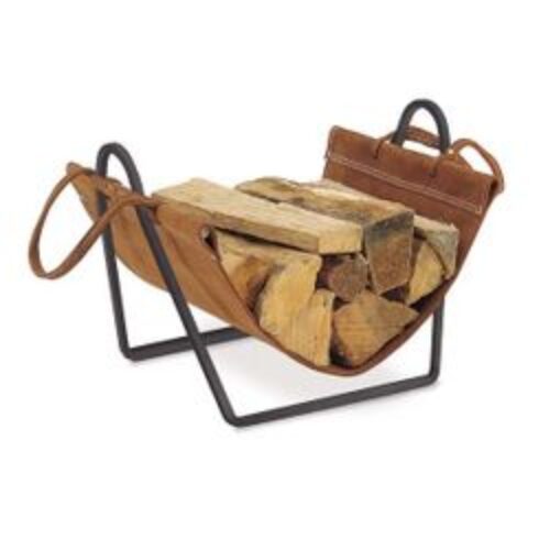 Traditions Indoor Firewood Rack with Carrier