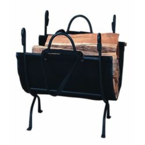 Deluxe Wrought Iron Indoor Firewood Rack