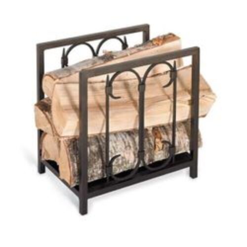 Iron Gate Indoor Firewood Rack – Burnished Black