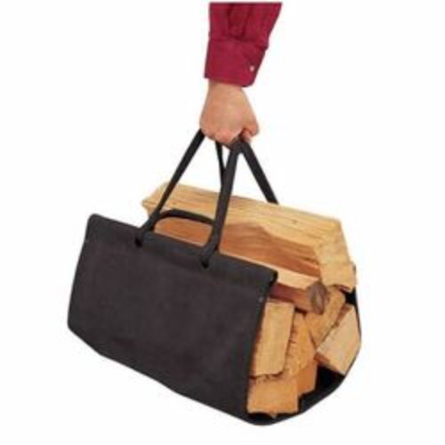 Suede Wood Carrier