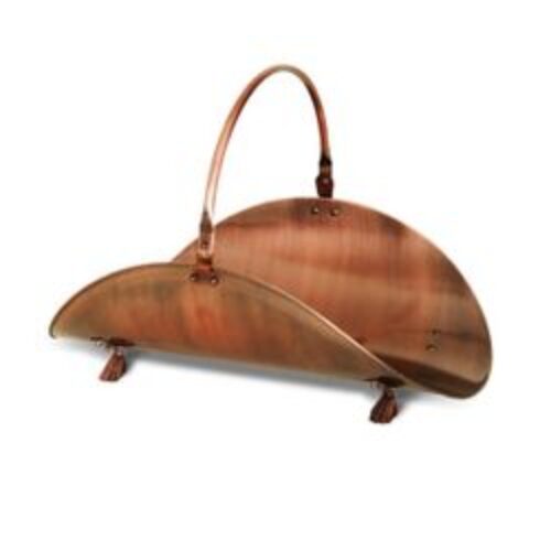 Kentfield Indoor Firewood Rack – Antique Copper