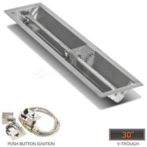 Linear Trough Drop-in Burner System – 30″ Push Button