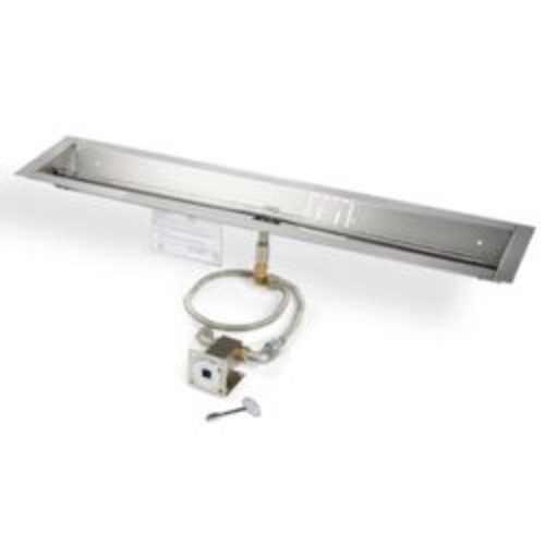 HPC Match Lit Linear Trough Fire Pit Insert – 36″