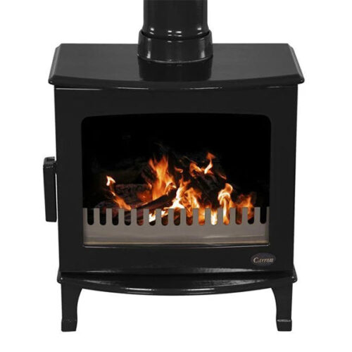 Carron 5kW ECO Multi Fuel / Wood Burning Stove – Black Enamel