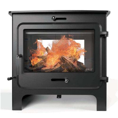 Ekol Clarity Double Sided Low Multi Fuel / Wood Burning Stove