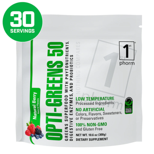 1st Phorm Opti-Greens 50 Superfood Powder