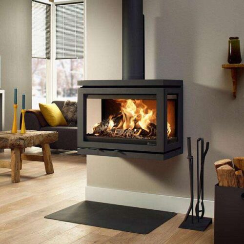 Dik Geurts Vidar Triple Medium Wall Wood Burning Stove