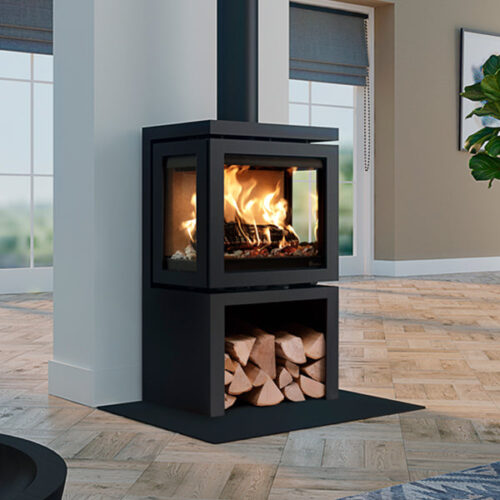 Dik Geurts Vidar Triple Small Store Wood Burning Stove